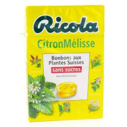 RICOLA Bonbons aux plantes suisses goût citron mélisse 50g