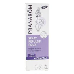 PRANAROM Aromapoux Spray répulsif anti-poux flacon 30ml