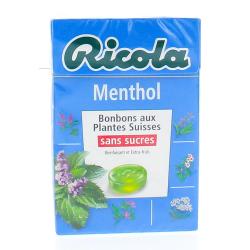 RICOLA Bonbons aux plantes suisses goût menthol 50 g