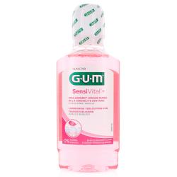 GUM SensiVital+ Bain de bouche fluoré dents sensibles 300ml