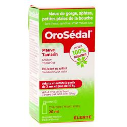 OROSEDAL Maux de gorges, aphtes 20ml