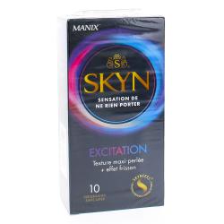 MANIX SKYN Préservatifs Excitation x10