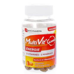 FORTE PHARMA MultiVit' Gummies x60 goût orange - citron